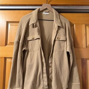 O'Neill Tan Waffle knit Top